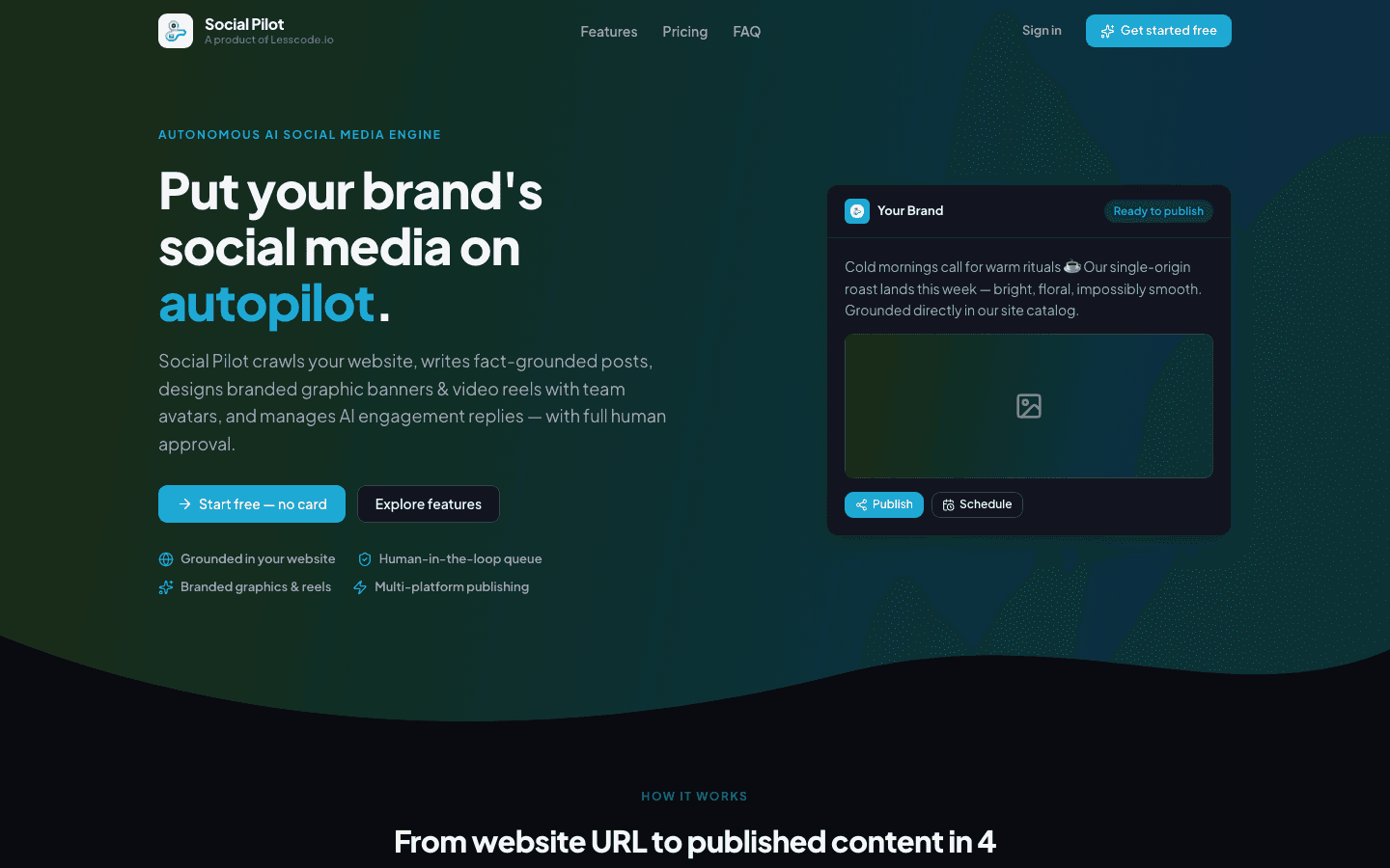 Social Pilot product interface