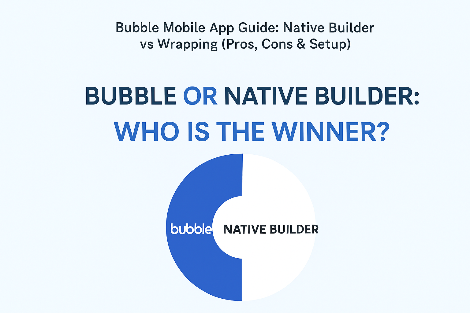 Bubble Mobile App Guide: Native Builder vs Wrapping (Pros, Cons & Setup)